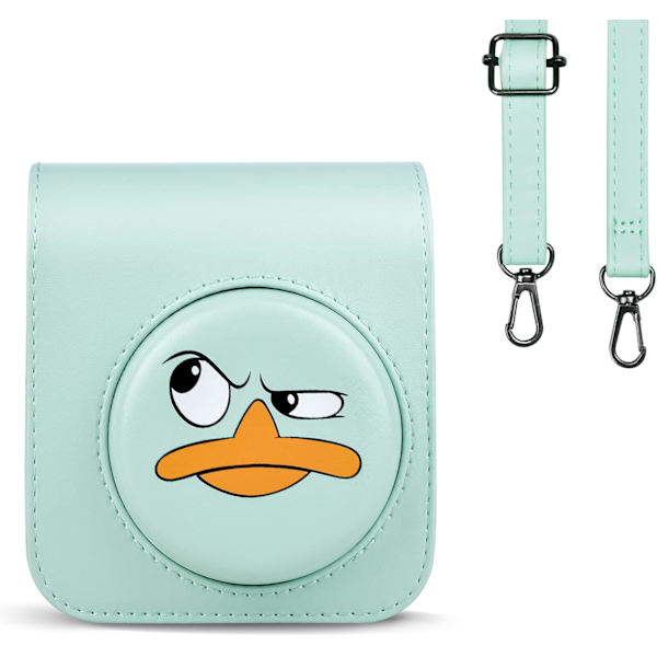 Etui til Fuji Instax Mini mini8/8+/9, PU læderbeskyttende etui til Fujifilm Instax Mini mini8/8+/9