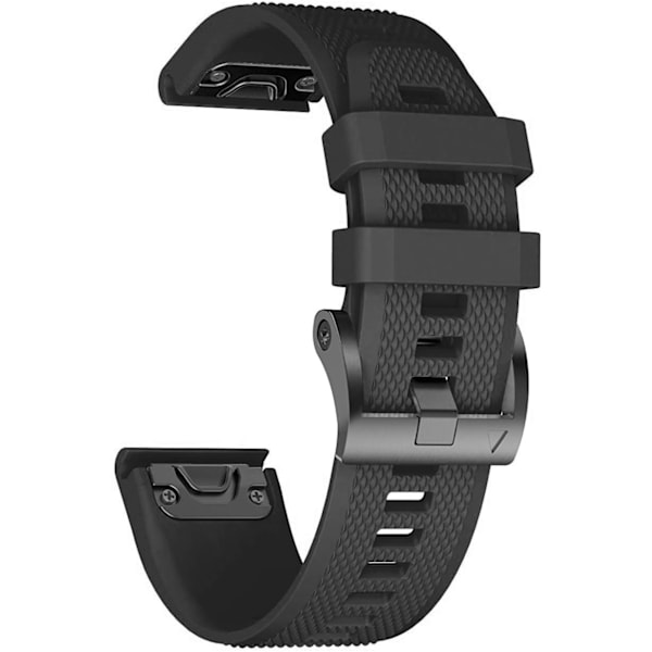2 stk. til Fenix 5/Fenix 6/Fenix 7 Rem 22mm Silikon Urrem til Fenix 8 Fenix E 47mm/Fenix 5 Plus/Fenix 6 Pro/Fenix