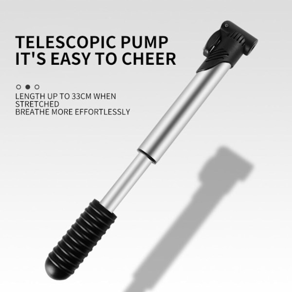 Kannettava maastopyörän pumppu Mini maantiepyörän pumppu Koripallo