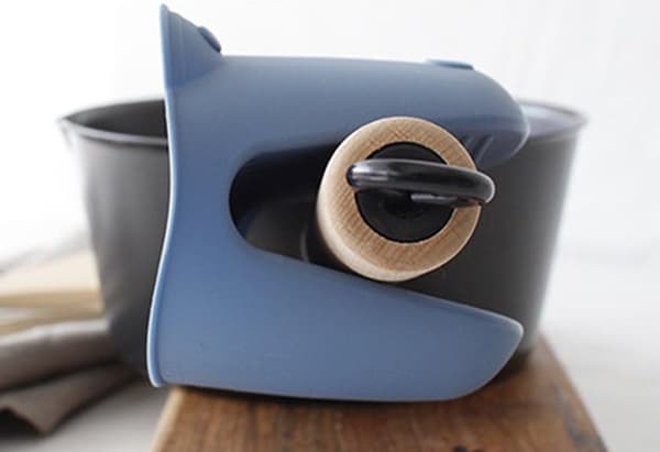 2-pack krokodilformade silikonvantar grytlappar värmebeständiga ugnsvantar