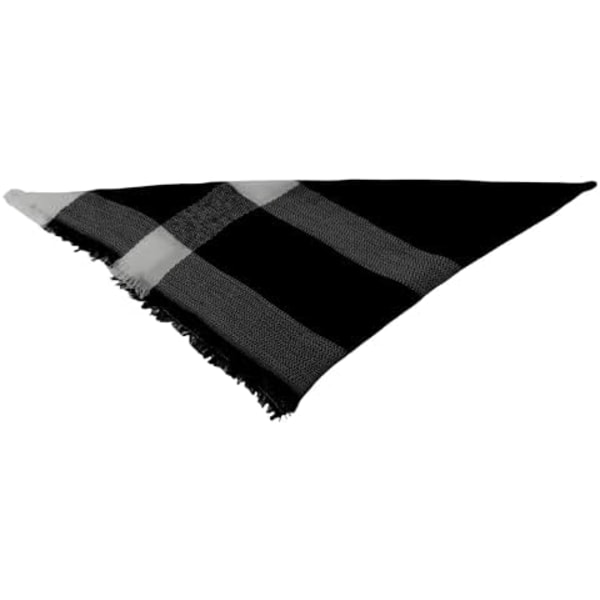 Varm Lang Sjal for Kvinner Vinter Wraps Store Sjal Strikkede Kashmir Følelse Rutete Trekant Sjal