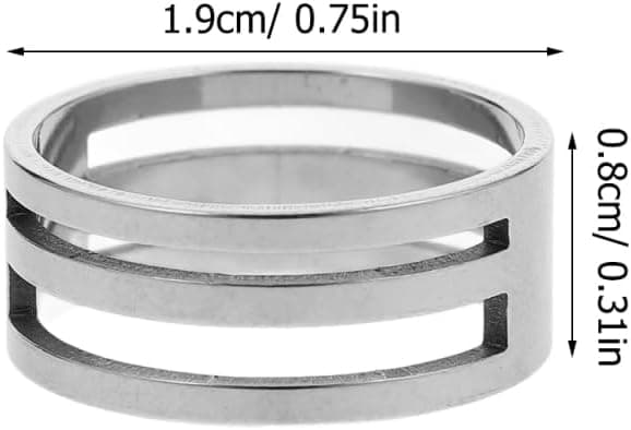 Sæt med 2 17 mm værktøjer i rustfrit stål til åbning og lukning af springringe, smykkefremstillingsringe, tilbehør