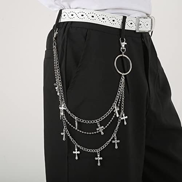 Buks Kæde Pung Kæde Punk Kæde Hip Hop Butterfly Lås Charm Jeans Kæder Rock Kæder til Kvinder Mænd Hipster Kvinder Fa