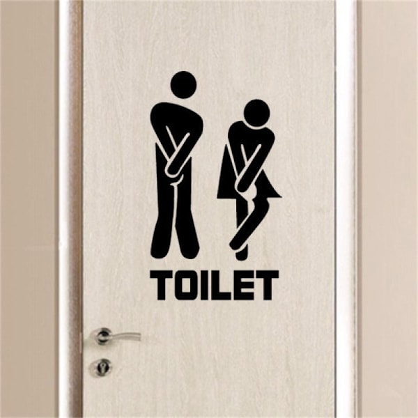 WC-kyltti, oven tarra - Koti sisustus - WC-kyltti irrotettava