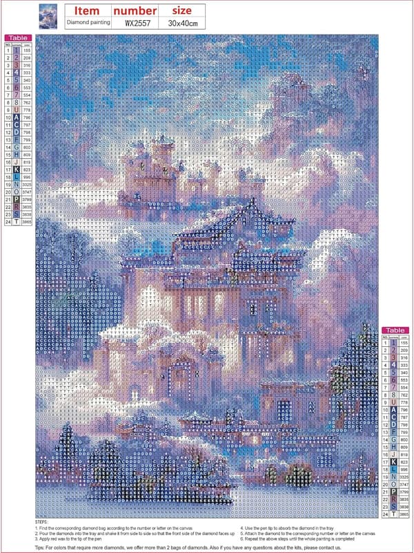 5D diamantmaleri for stuedekorasjon (30*40cm) 54