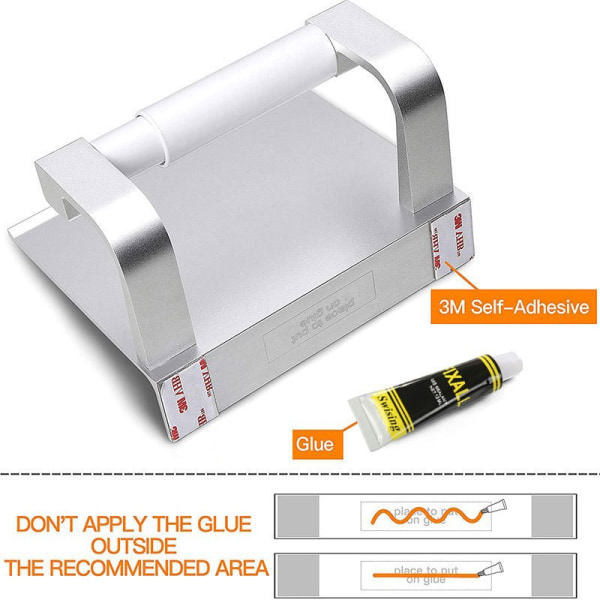 Toiletpapirholder Selvklæbende Toiletpapirholder med A