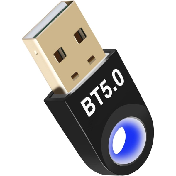 USB Bluetooth 5.0 Adapter, USB Bluetooth Dongle Wireless, til PC,