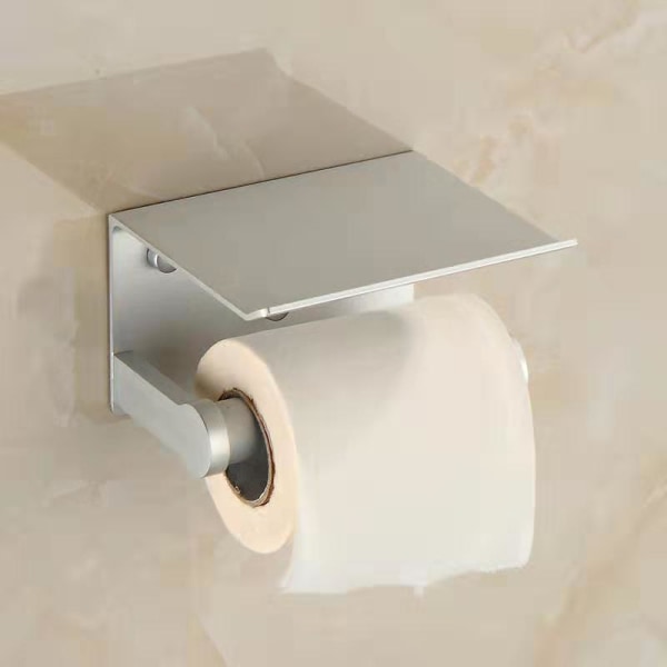 Space Alumiininen wc-paperipidike WC-paperirullan säilytystila