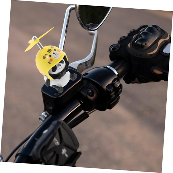 Panda Styr Dekoration Cykelpynt Cykeldekorationer Cykelstyr Dekorationer Motorcykelgreb Panda Biltilbehør Elektrisk Scooter