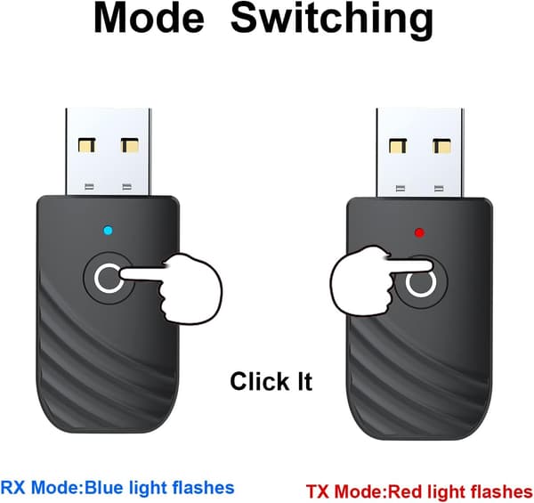 USB Bluetooth-adapter Bluetooth-dongel för PC Bluetooth-sändare
