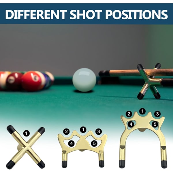 3 kpl:n Snooker-pöydän tukisarja, biljardikeppisillan, Pool Snooker -pöydän ristituki, Snooker-tuki
