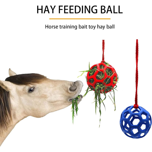 Hevosen heinänsyöttölaite Hevosen herkkupallo ripustettava lelu Ruokintapallo Hevoset Vuohensyöttölaite Pallonsyöttölaite Hevoset 810