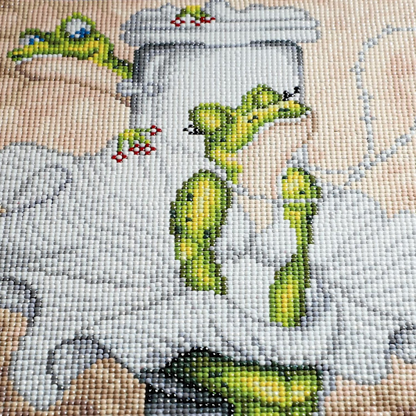 30x40cm Timanttimaalaus Sammakot Timanttimaalaus Kirjonta