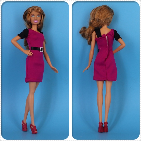 10 uppsättningar Barbie docka kläder, 6'11" dock kläder, lämplig för 30 cm Barbie dockor, moderiktig propp