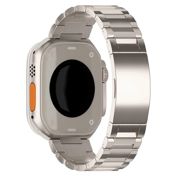 Kompatibel med Apple Watch Ultra 2 Band 49mm Titanium Metal [Super ridsefast] Herreur Rem