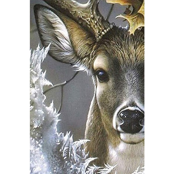 30x40cm Kit #C Peinture Diamant 5D DIY, Wapiti Diamond Painting,