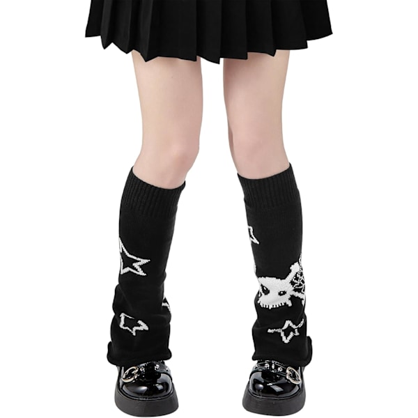 Beinvarmere for kvinner og jenter Kawaii Y2K Beinvarmere Beinvarmere Goth Lolita Tilbehør