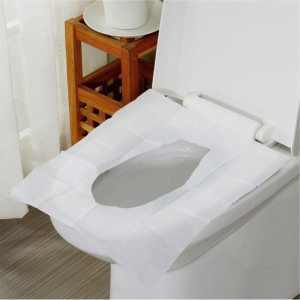Engångsöverdrag för toalettstolar, 20-pack individuellt inslagna,
