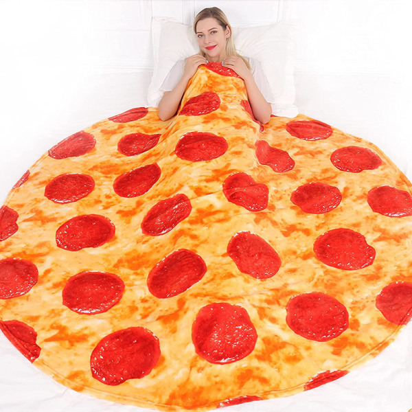 180 cm Pizzapeitto Lahja aikuisille lapsille, Realistinen Food Blan