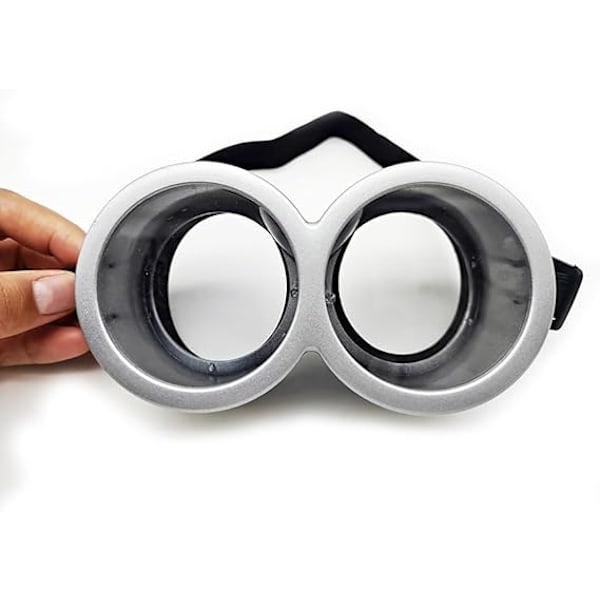 Minion Glasögon Maskerad Rekvisita Halloween Kostym Rekvisita Silver