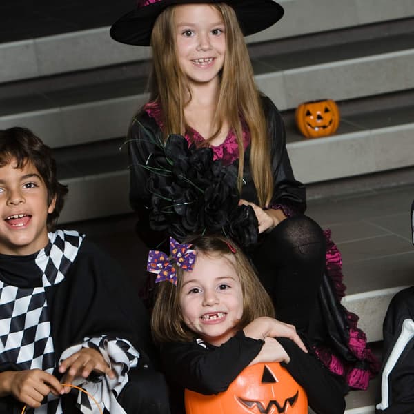 12 st Halloween-hårnålar med rosett, klämmor, grosg