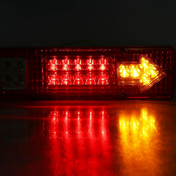 For 12 volt bakre baklys 2 x 12V 19 LED baklys bakbrems