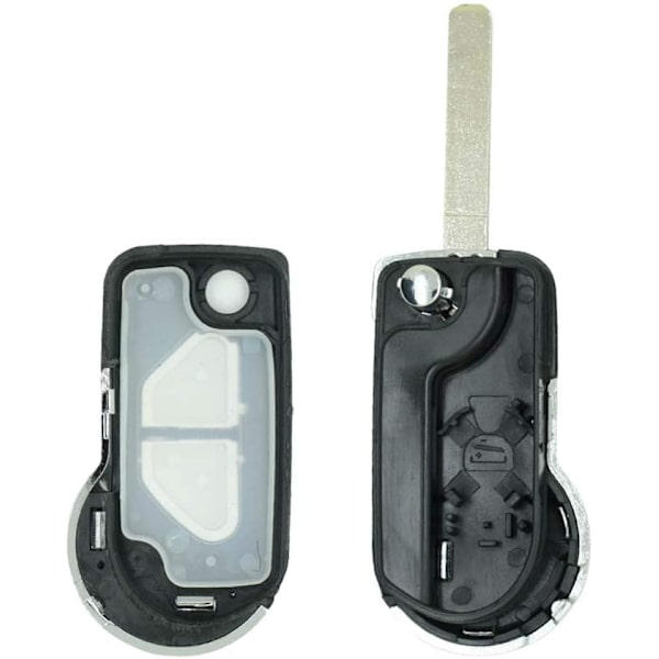 VA2-bladersättning nyckelskal kompatibel med CITROEN DS3 C3 Keyless Entry Remote Flip Ke 2 Button
