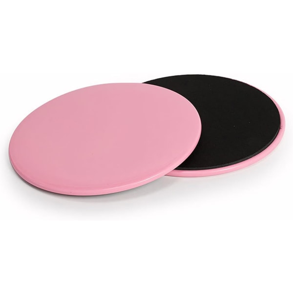 (Pink) 2 kpl Pilates-lisävarusteita Kuntoiluvälineet Core-liukusäätimet