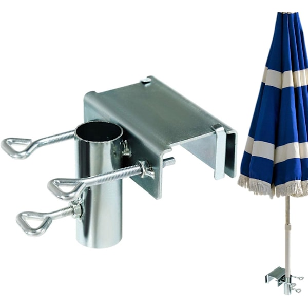 Parasoll | Jernparasoll for flaggstang - Lett jernparasoll med fast klips for hage, balkong