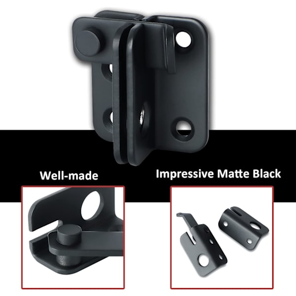 Shed Lock Gate Lock Dør Bolt Lock Gate Latch Lille hængelås Hasp f