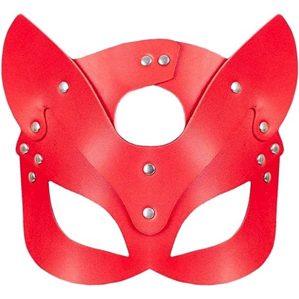 Kvinner Skinn Cat Mask Kvinners Mask Sexy Half Face Eyemask Veneti