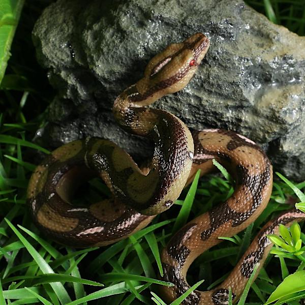 Høy simulering Python modell leketøy stor realistisk slange Halloween lur triks skummel slange leketøy