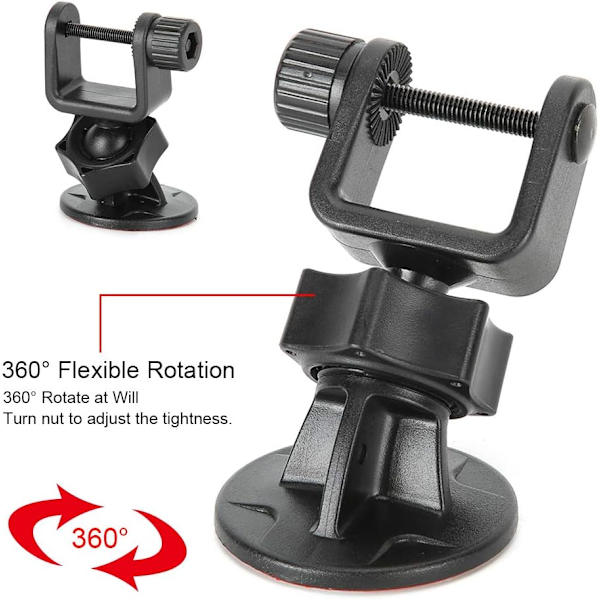 2 st Dash Cam-fäste, Mini Car Dash Cam-fäste Universal Adhesive Mount Holder, U-huvud, för fordon Vi