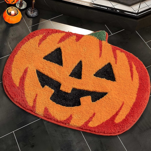 40*60cm Halloween kylpyhuoneen matto syksy kurpitsa liukumaton söpö kylpyhuone