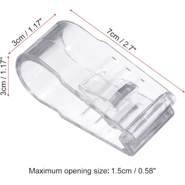 Täcke Filt Klämmor 6st Inga Nålar Plast Täcke Klämmor Håll Hörnet På Plats Täcke Fixering för Klämma Lakan Fäste Klämma Transparent