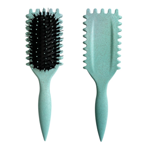 2 Curl Brush, Curl Defining Styling Brush, Boar Bristle Hair Brus