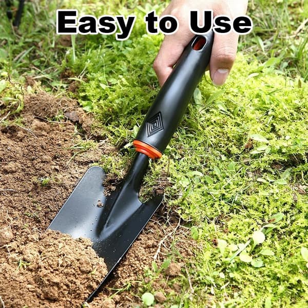 1 st Handtransplanter för Trädgård, Trädgårdsspade för Plantering och Omplantering, Liten Trädgårdsspade, Solid Trädgårdsspade