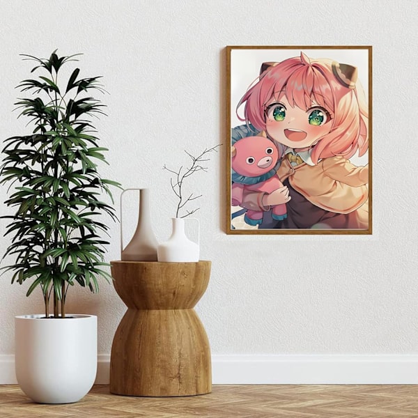 Timanttimaalaus aikuisille 30x40cm, Cartoon DIY Timantti Kirjonta Täydellinen Paketti 5D Diamon