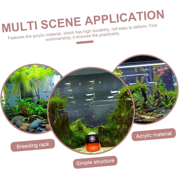 Akvariestativ Akvarium Fluorescerende Revstativ Fisk Materiale: Akryl akryl stativ koralrød stikbase