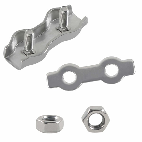 M3 Duplex Clips Kabelbindere 304 Rustfritt Stål Duplex Linje C