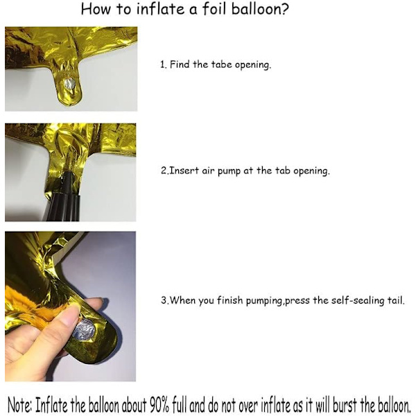 Sæt med 5 40 tommer gyldne tal 70 balloner, kæmpe 70. helium