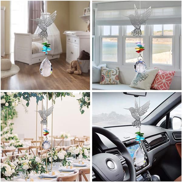 2 st Kristallprisma Suncatcher Fönsterhänge, Prydnader