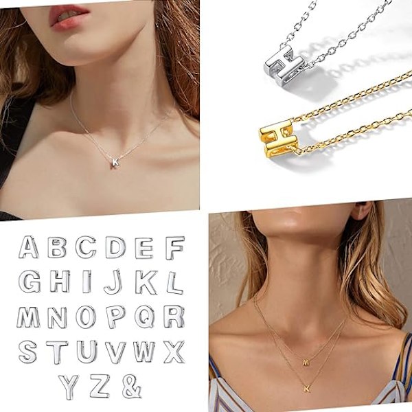 1 Initial R Halsband Choker för Kvinnor 925 Sterling Silver/