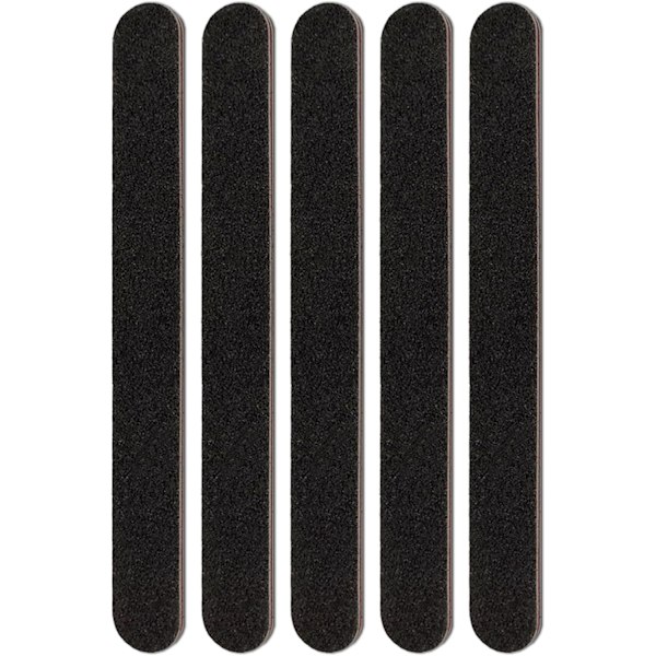 Professionel Neglefil, 5-pak Dobbeltsidede Sandpapirplader (100/180 Korn), Negleskulpteringsværktøjer Pe