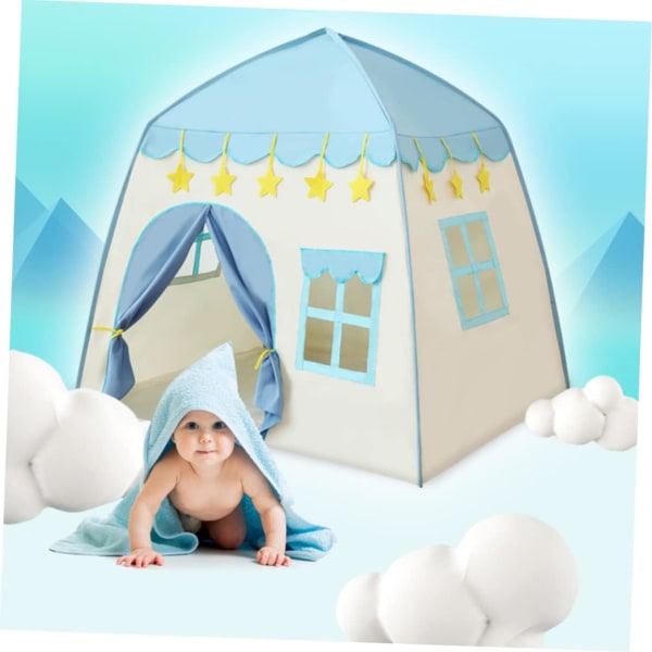 (Sininen) Lasten teltta Sisälle Suuri lasten telttalelut baby