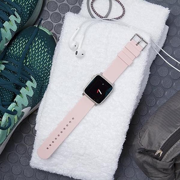 Blå drömrosremmar - Färgat gummiband för klocka