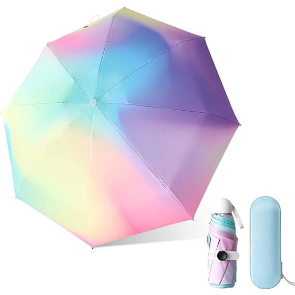 2  Taitettava matkavarjo, Mini-sateenvarjo Pieni UV-sateenvarjo C:llä