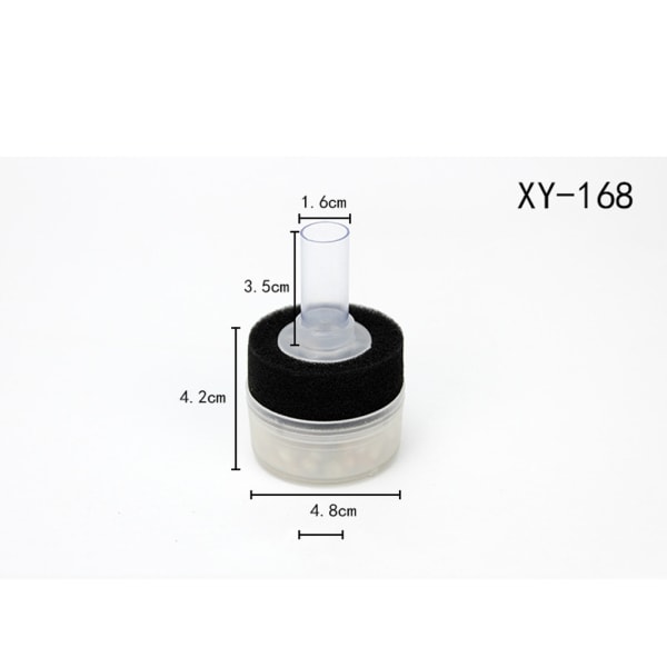 2 stk svampfilter akvarieluftfilter bio svamp betta reker