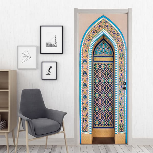 (38,5*200cm*2stk) 3D-effekt plakat dørklistremerke 13