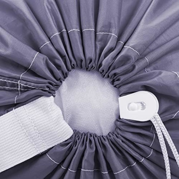 2-pak XL Nylon Vaskesekk med Stropp, Stor Skittentøy Organiserer, Enkel Passform for Vaskkurv eller Kurv, Kan Bære Opp
